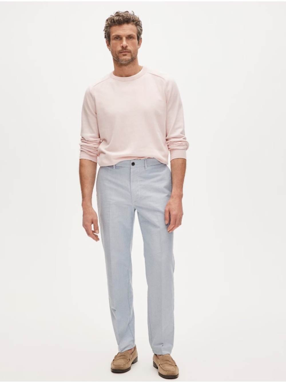 NWOT J Crew Classic-fit oxford creased trouser 35x32